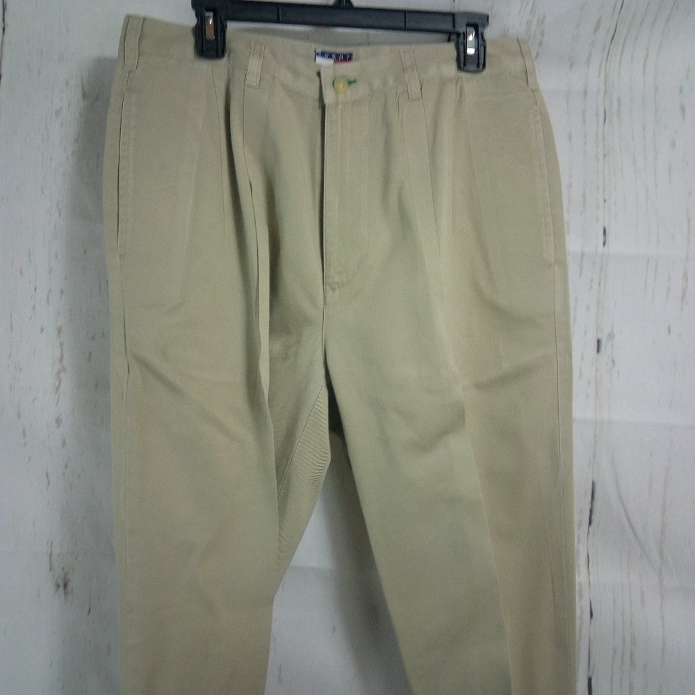 Tommy Hilfiger Khaki Tan Casual Dress Pants 34x34